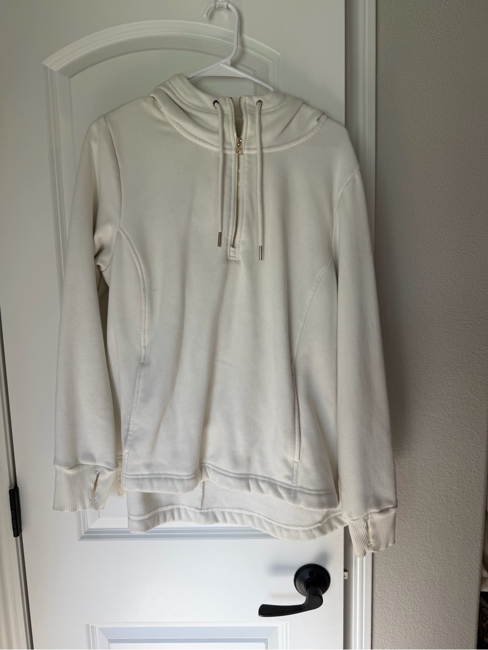Womens Super Soft Quarter Zip Hoodie